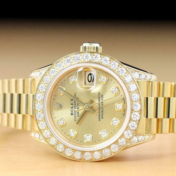 Rolex 18k Datejust President Ladies Watch w/ factory box and hang tag!!! - Picture 2 of 6